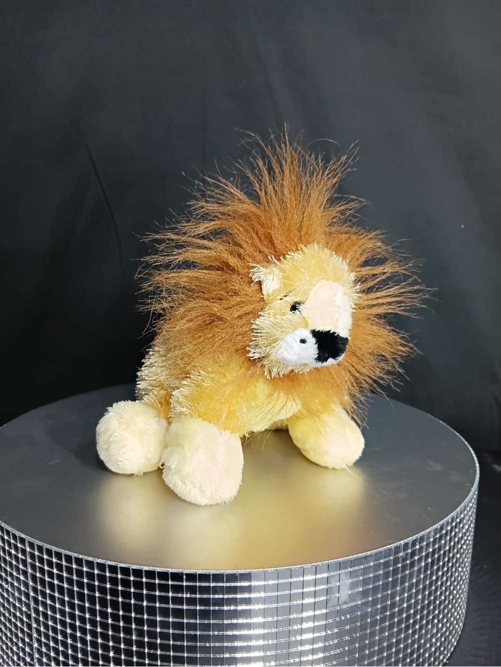 GANZ Plush Toy in Golden Yellow and Brown with Red Logo Tag 4”